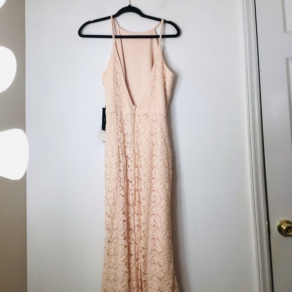 NWT new with tags lulu’s dress ephemeral allure peach lace xl sold out rare - Picture 8 of 16